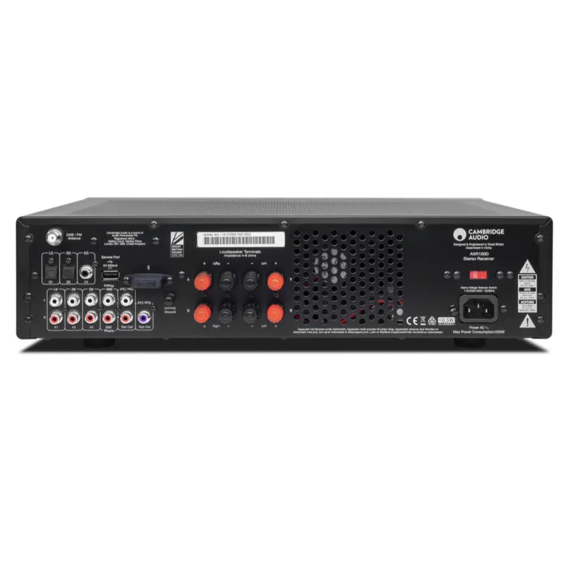 Cambridge Audio AXR100D Amplificatore Integrato con Bluetooth e DAB/DAB+